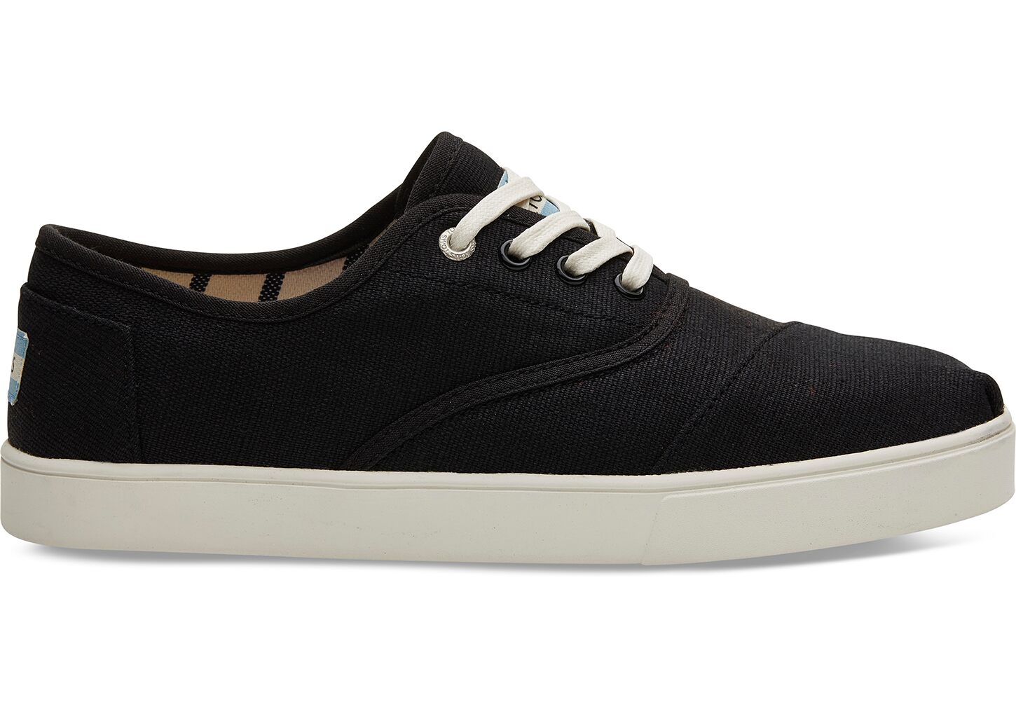 Toms Venice Canvas Cupsole Cordones - Mens Sneakers - Black - NZ - 783415SJG